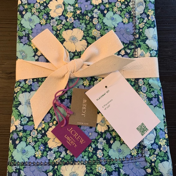 J. Crew Other - J Crew LIMITED-EDITION SET-OF-FOUR PLACEMATS IN LIBERTY® PRINTS- NWT